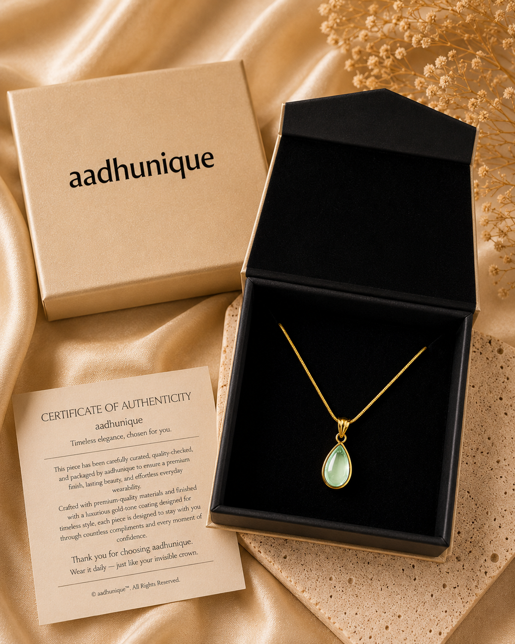 Peridot Teardrop