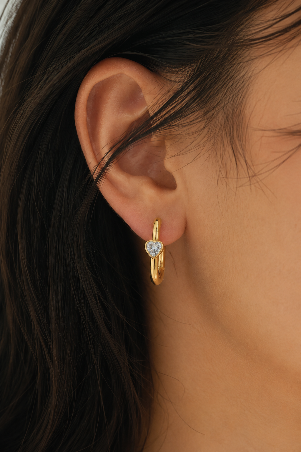 Heartlock Oval Hoops