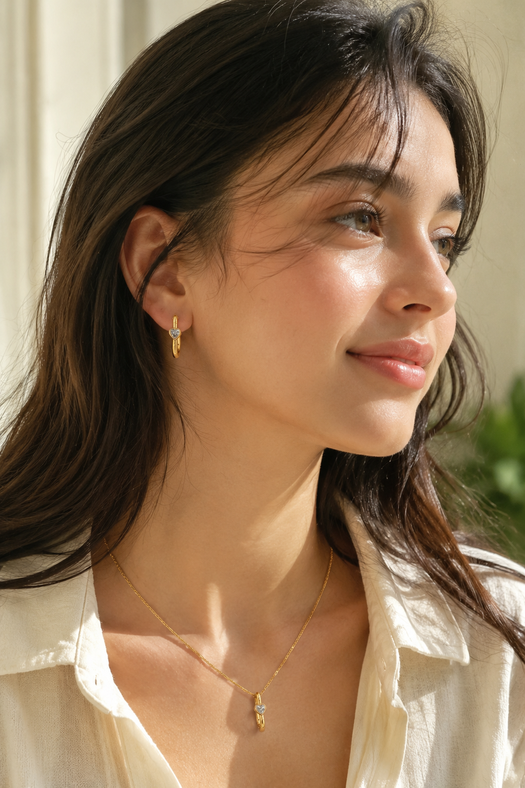Heartlock Oval Hoops