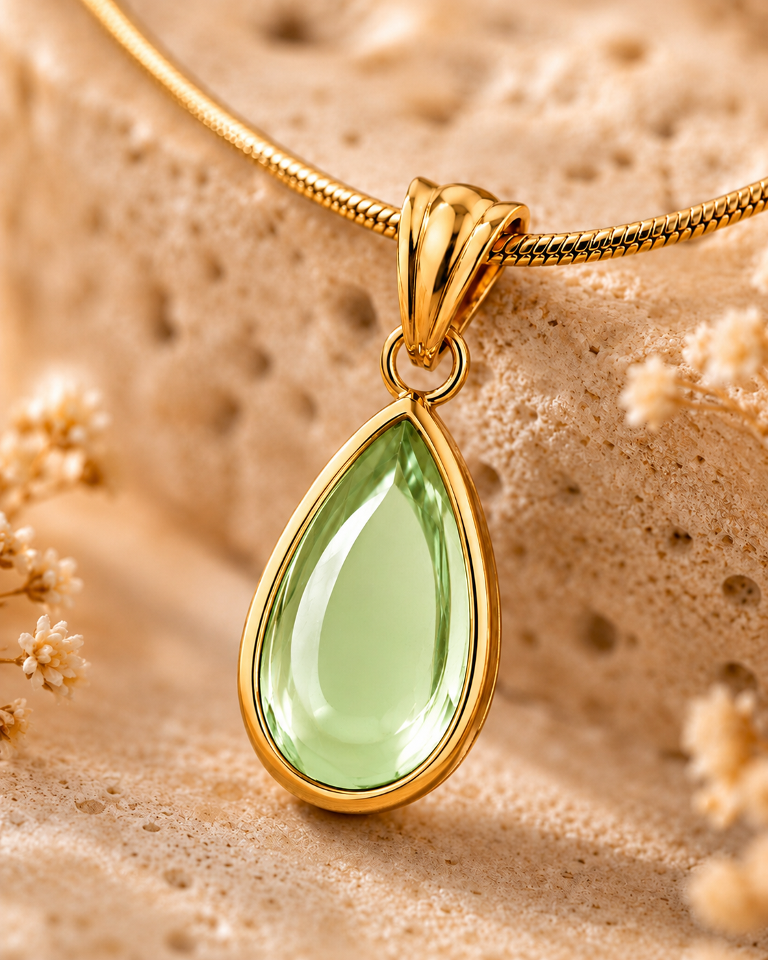 Peridot Teardrop